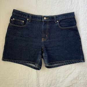 Ralph Lauren Women’s Dark Wash High Rise Jean Shorts